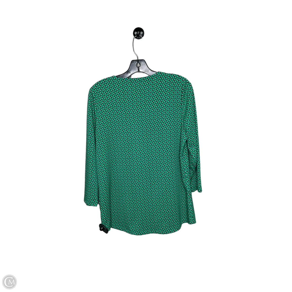 Top 3/4 Sleeve By Jones New York In Green, Size: S