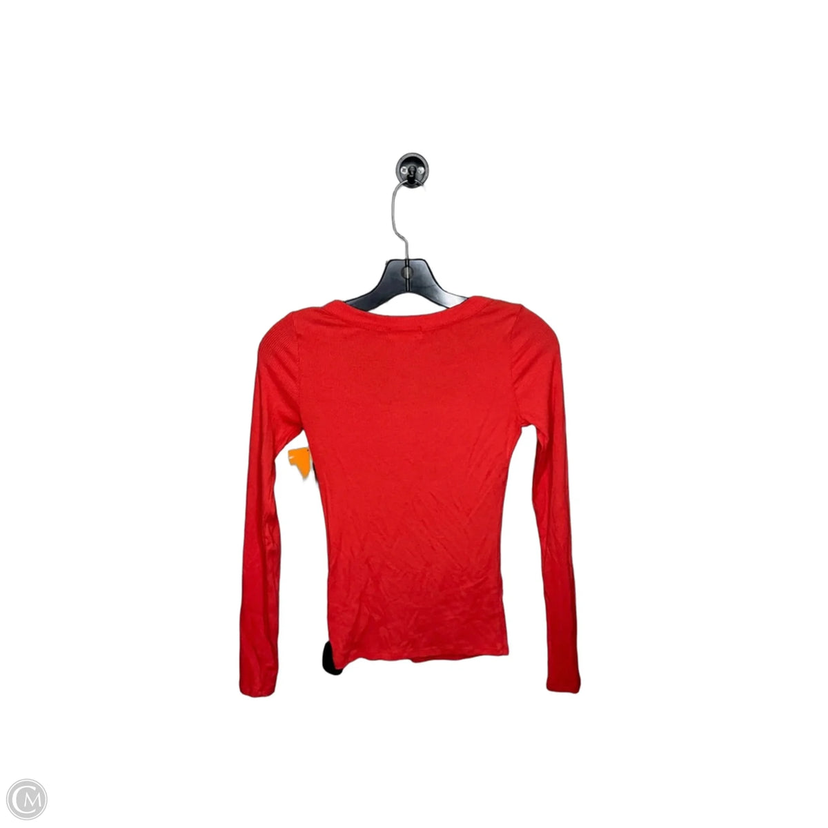 Top Long Sleeve Basic By Clothes Mentor In Coral, Size: S