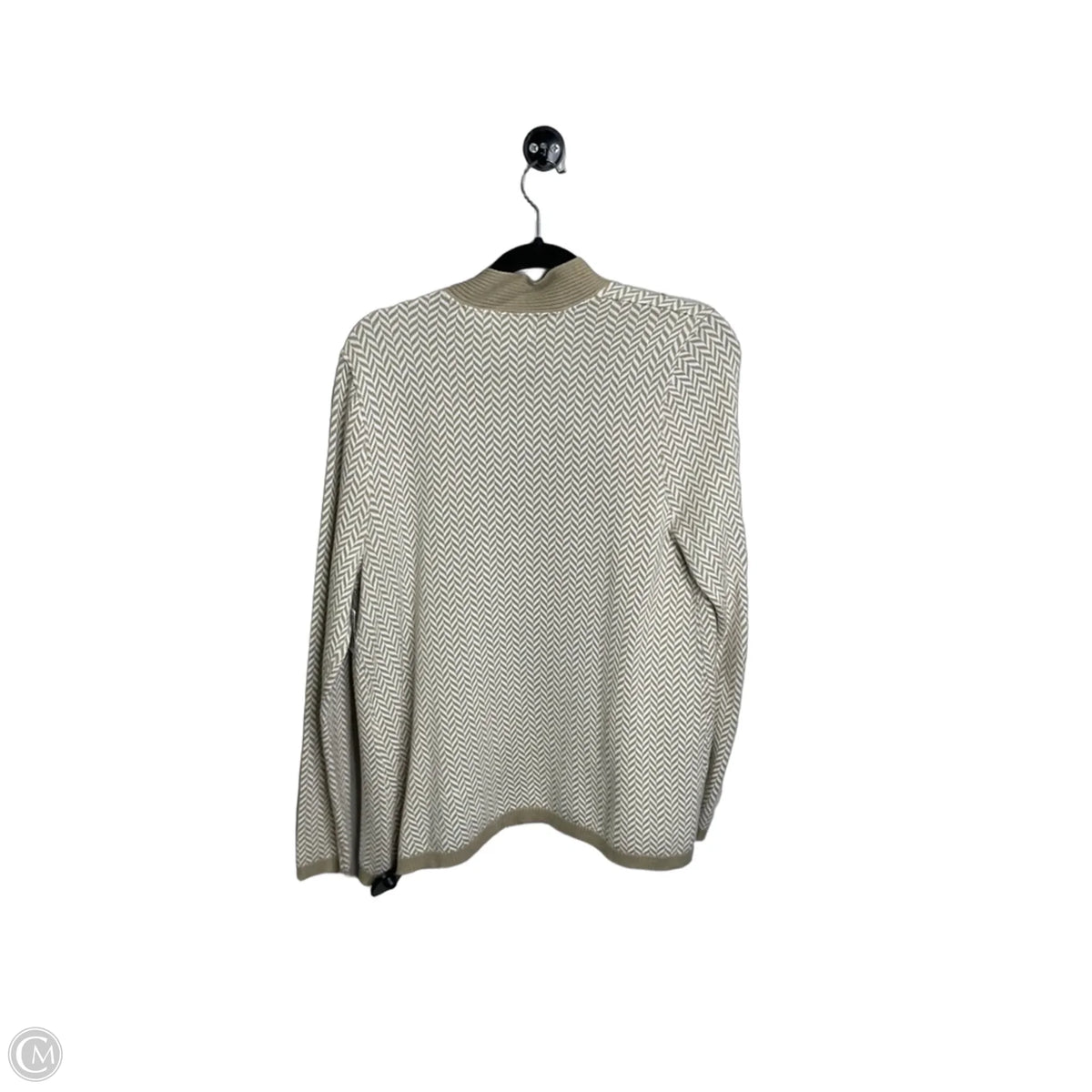 Cardigan By Kim Rogers In Chevron Pattern, Size: Lp