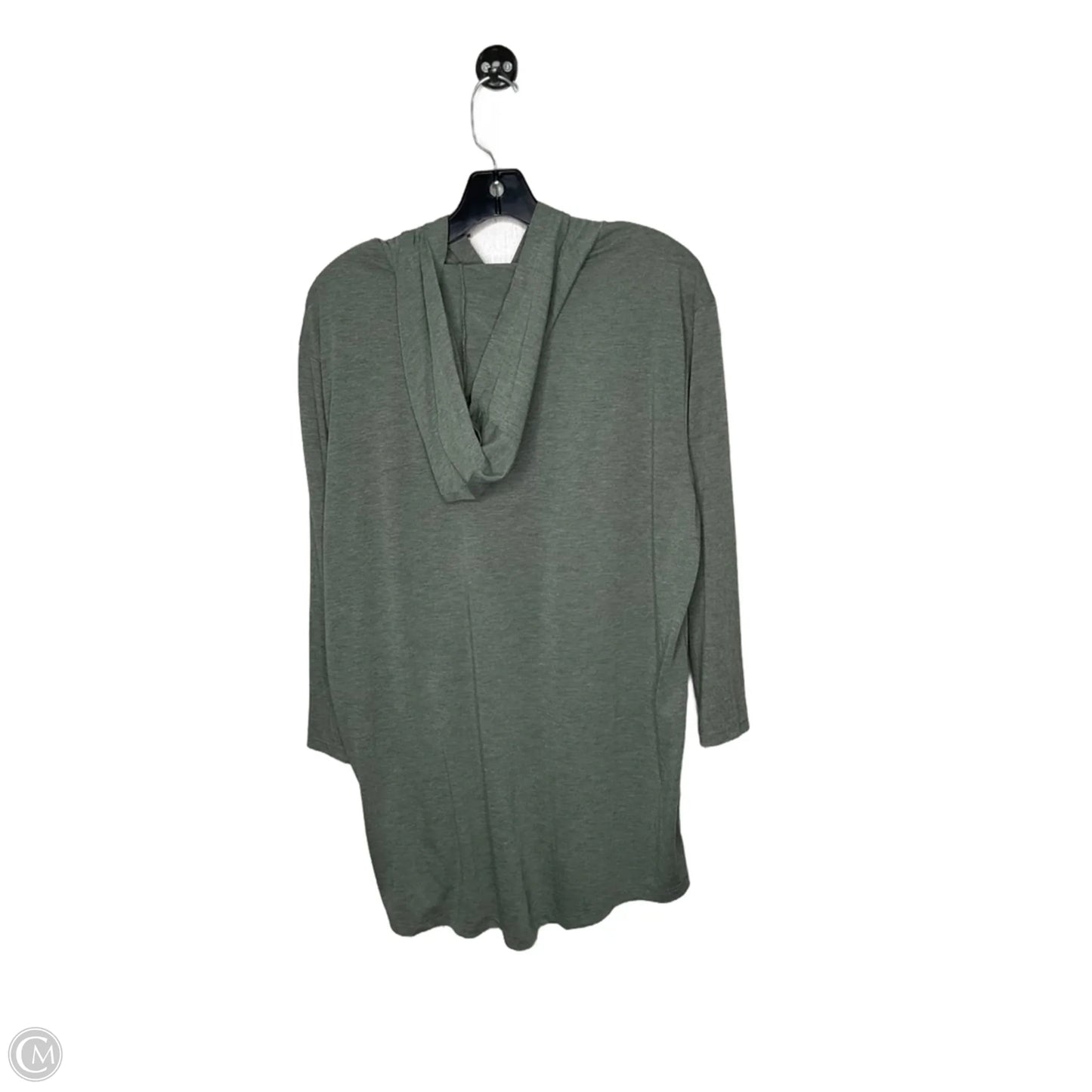 Athletic Top Long Sleeve Hoodie By Under Armour In Green, Size: Xl