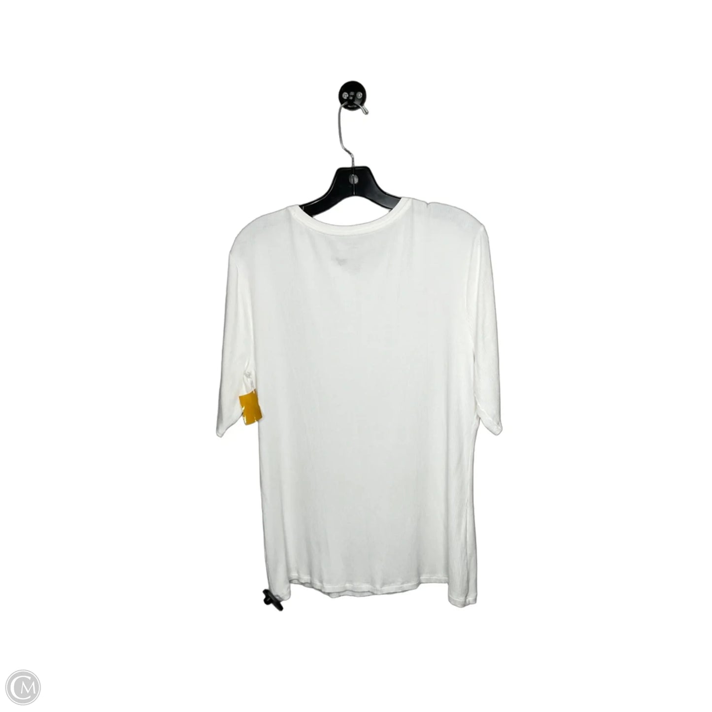 Top Short Sleeve By Nine West In White, Size: Xl