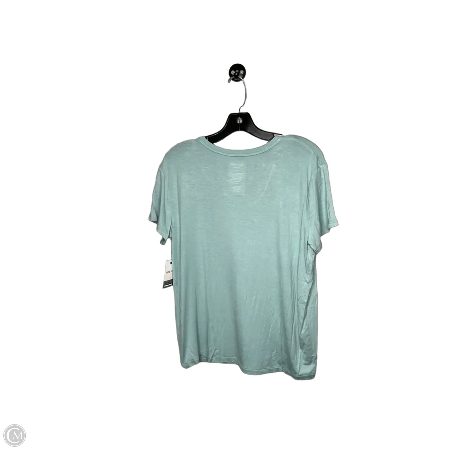 Top Short Sleeve Basic By Nine West In Green, Size: M