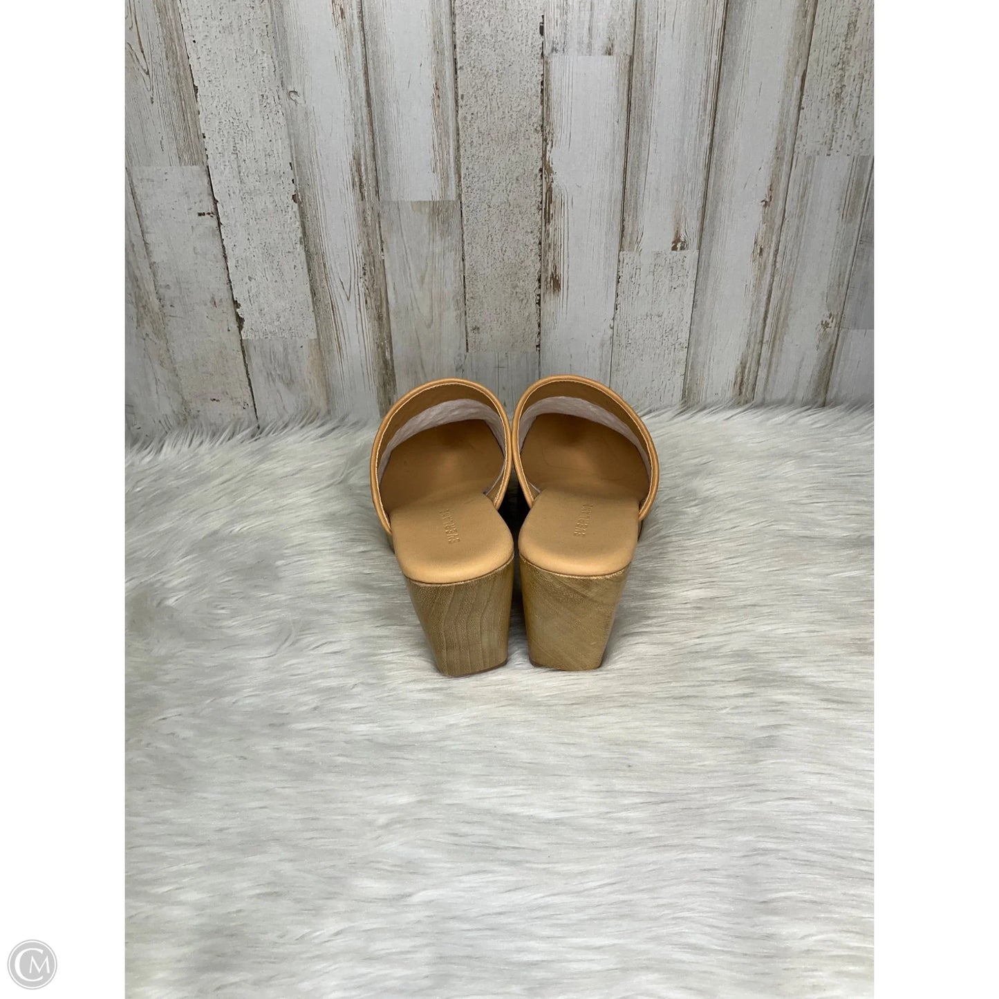 Sandals Heels Platform By Everlane In Tan, Size: 8.5