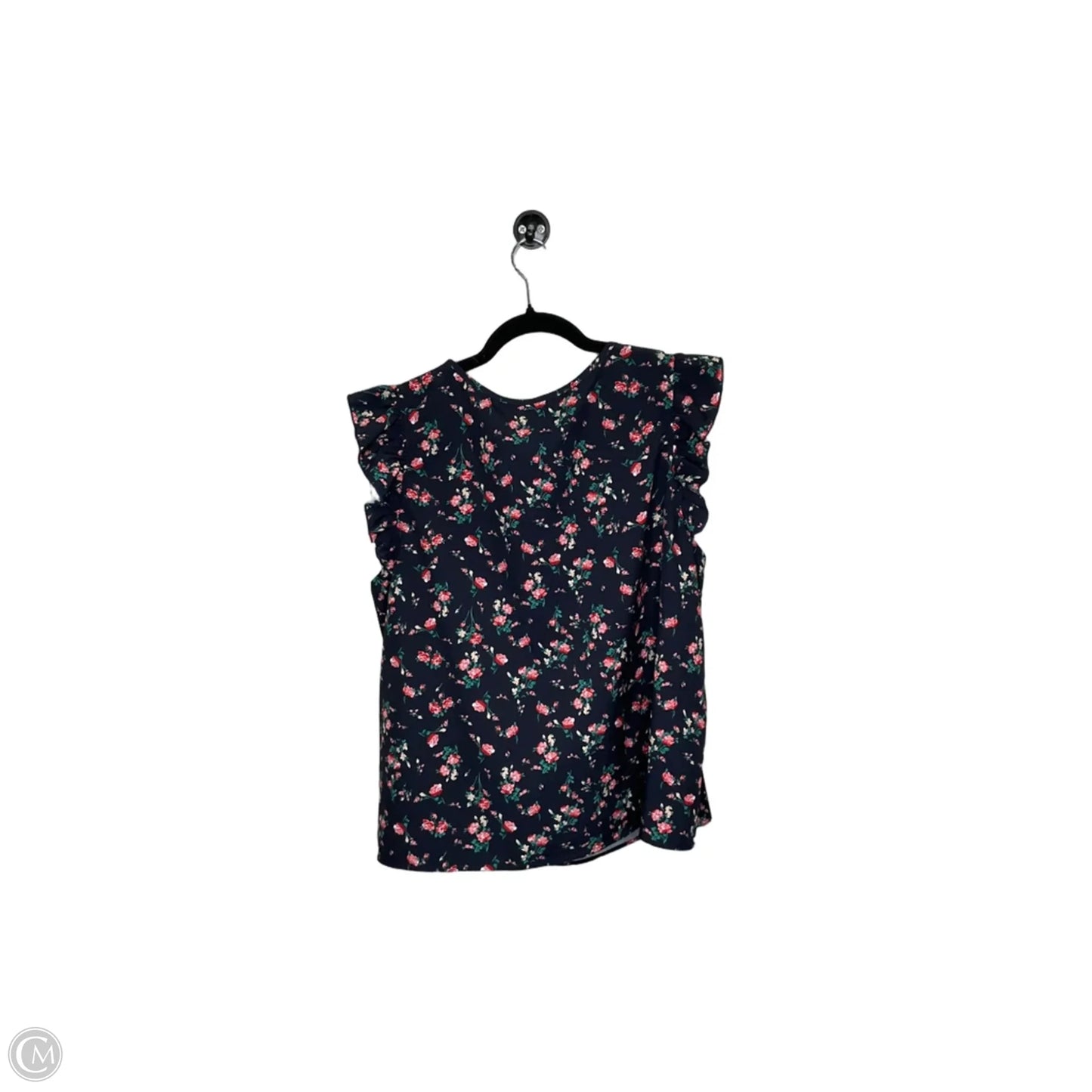 Top Sleeveless By Emery Rose In Floral Print, Size: 2x