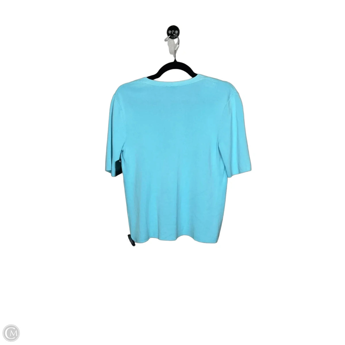 Top Short Sleeve By Talbots In Blue, Size: S