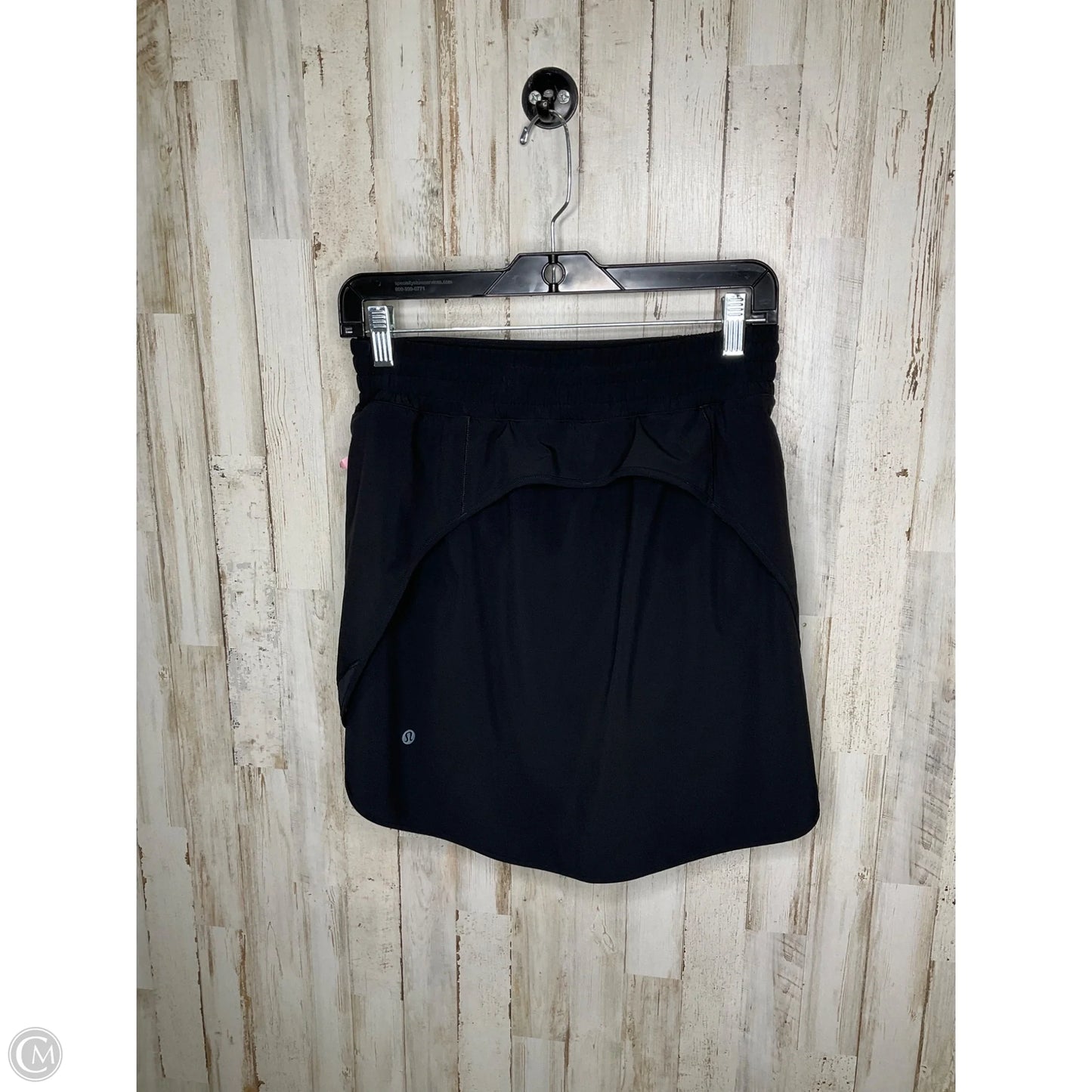 Athletic Skort By Lululemon In Black, Size: 6