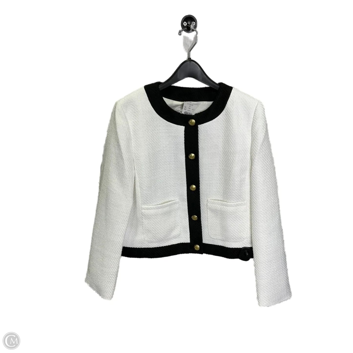 Blazer By J. Crew In White, Size: 12