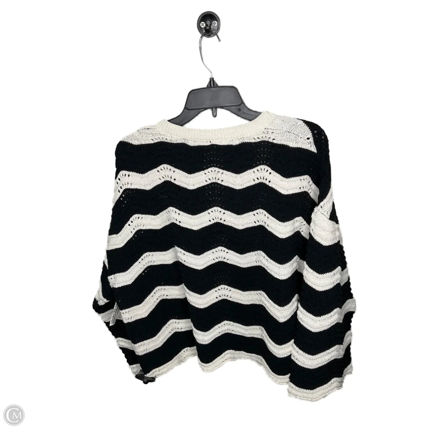 Sweater By Altard State In Black & Cream, Size: L
