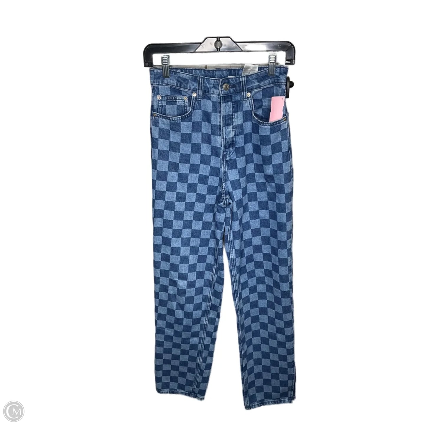 Jeans Straight By Divided In Blue Denim, Size: 0