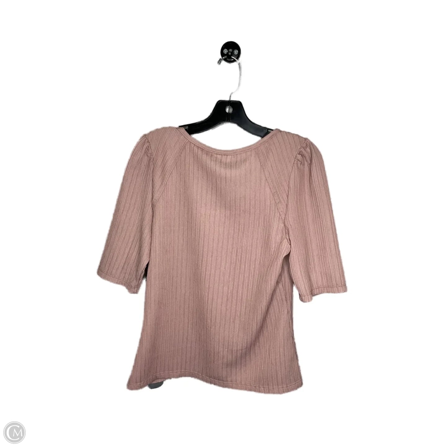 Top Short Sleeve By Max Studio In Pink, Size: Xl