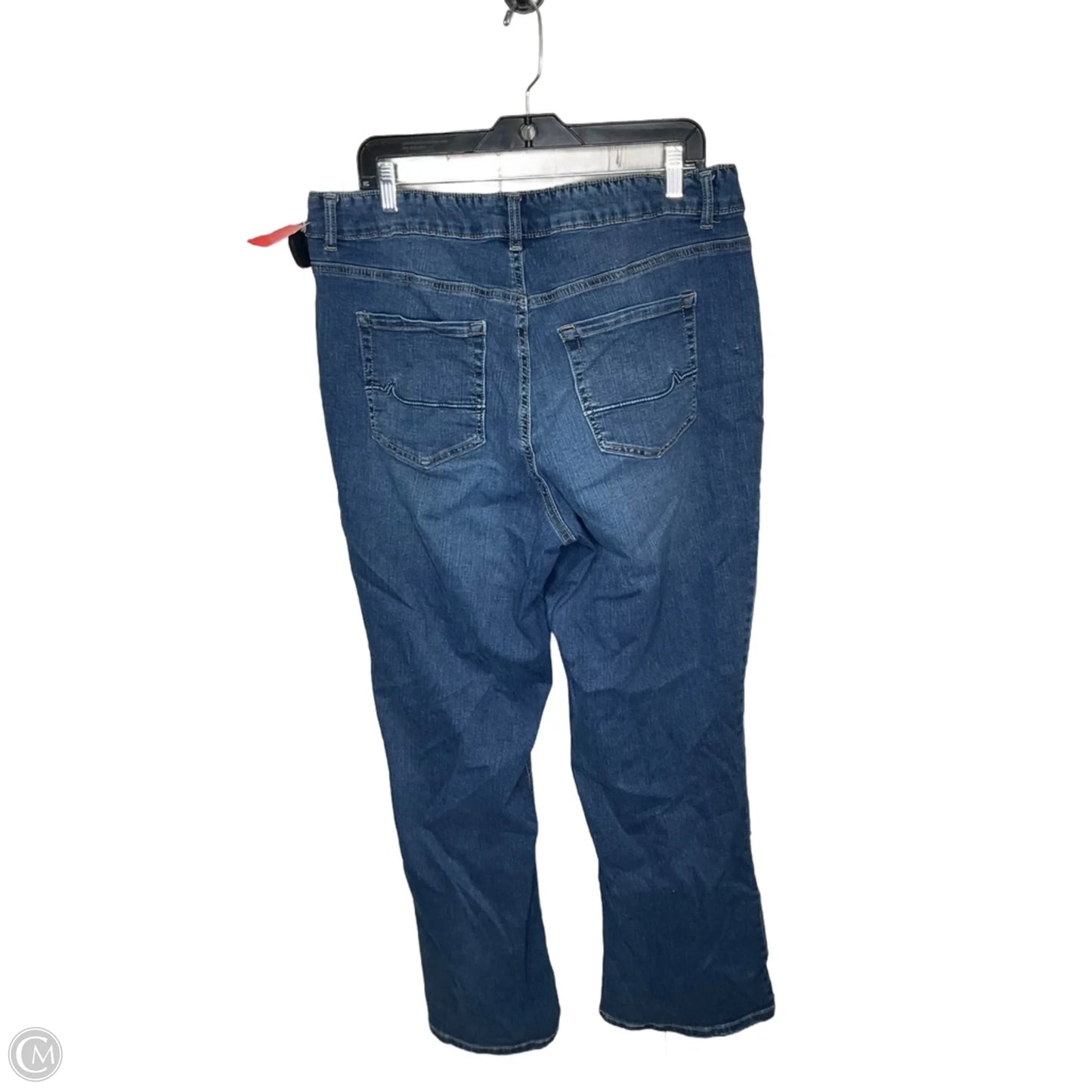 Jeans Straight By Maurices In Blue Denim, Size: 18