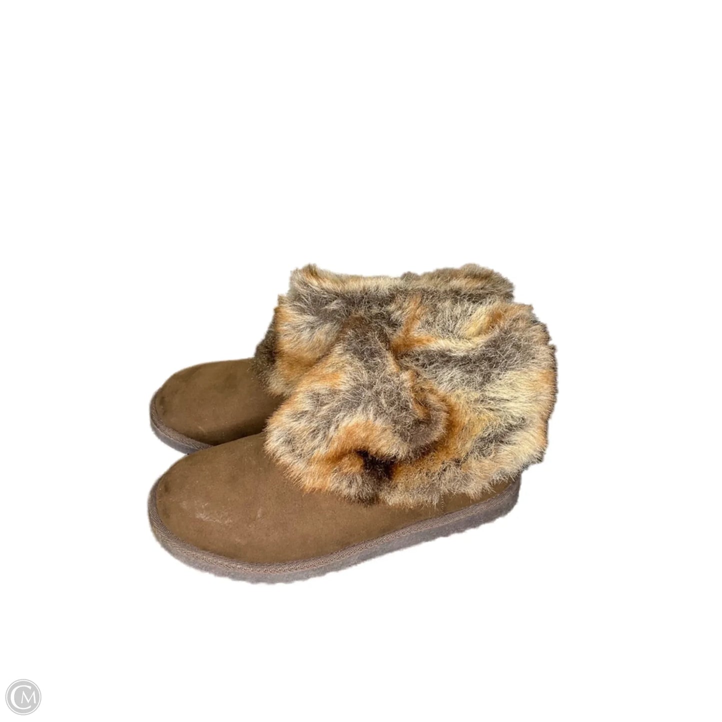 Boots Ankle Flats By Mossimo In Brown, Size: 8