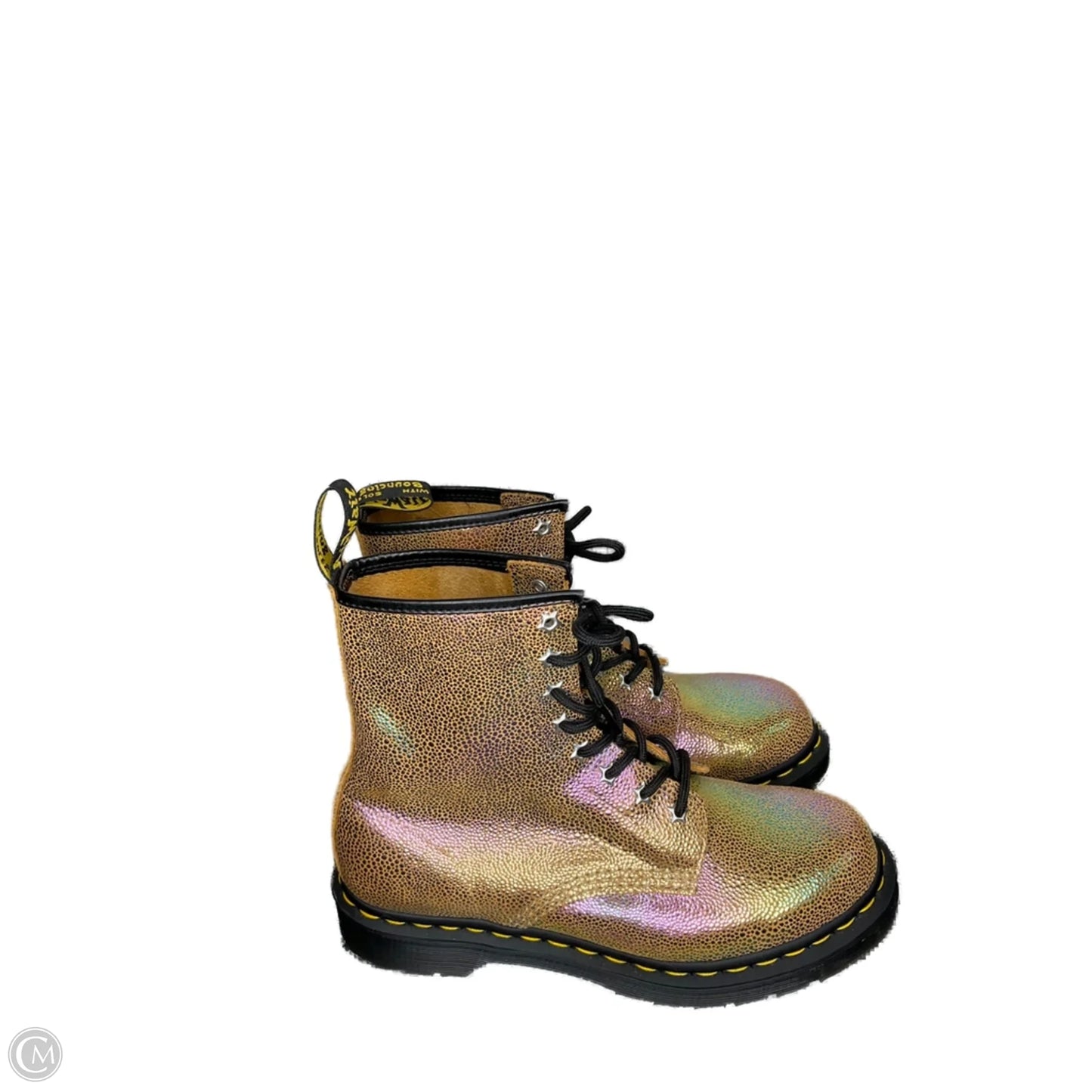 Boots Mid-calf Flats By Dr Martens In Multi-colored, Size: 8.5