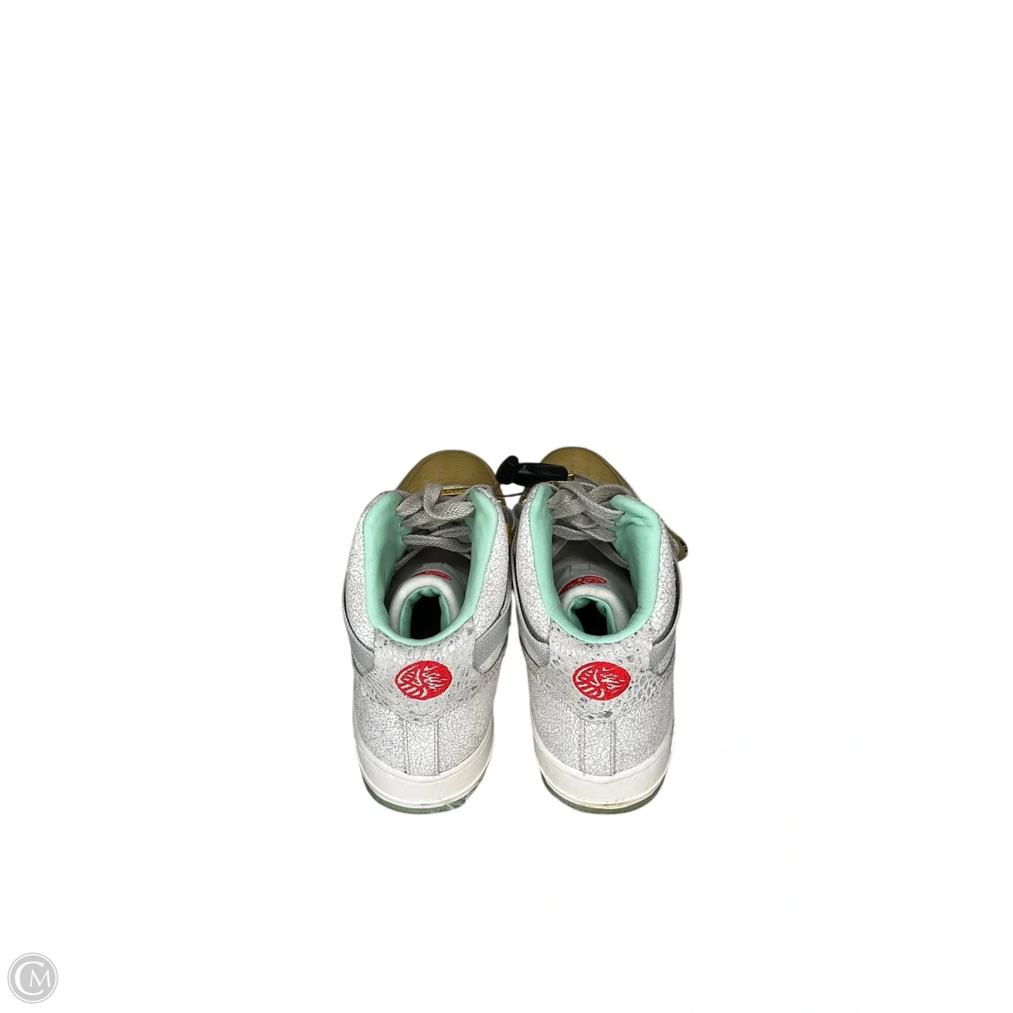 Shoes Athletic By Nike In Gold & Green, Size: 8.5