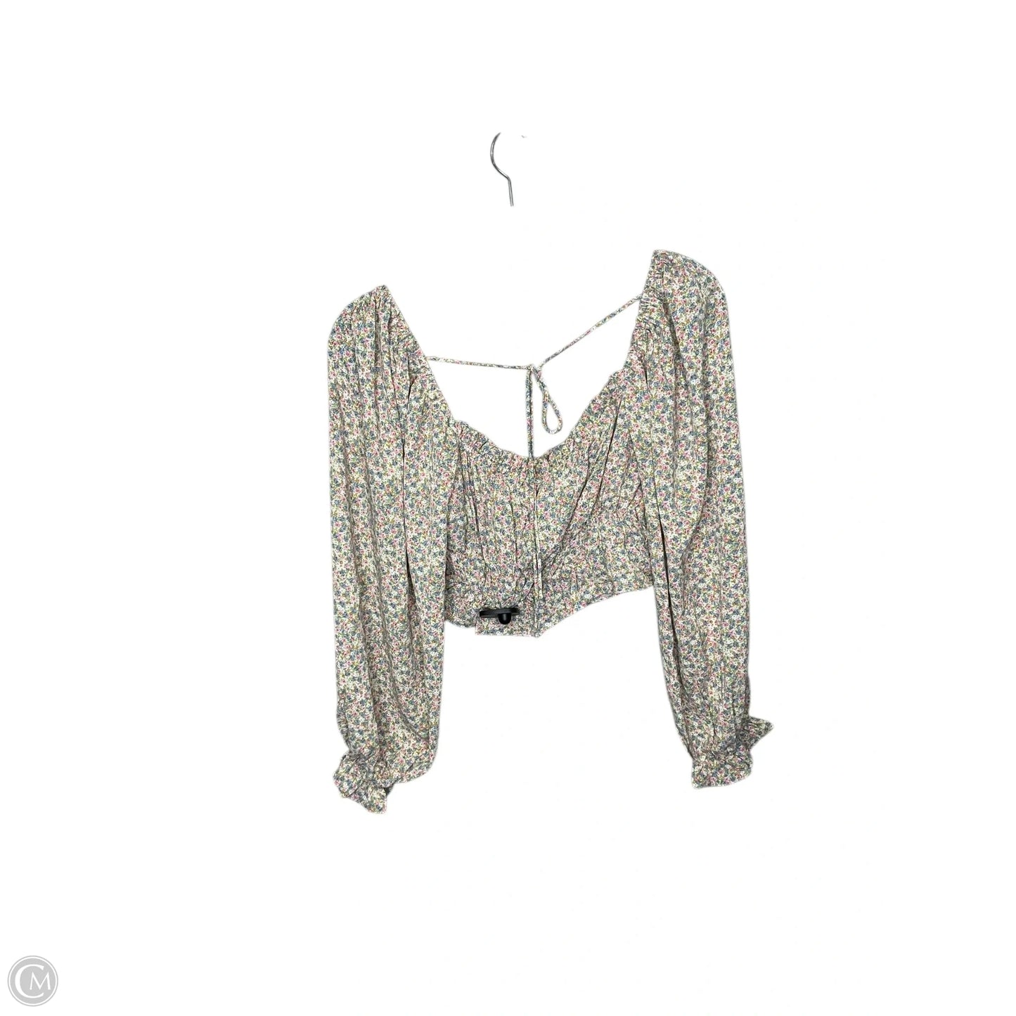 Top Long Sleeve By Mable In Floral Print, Size: M