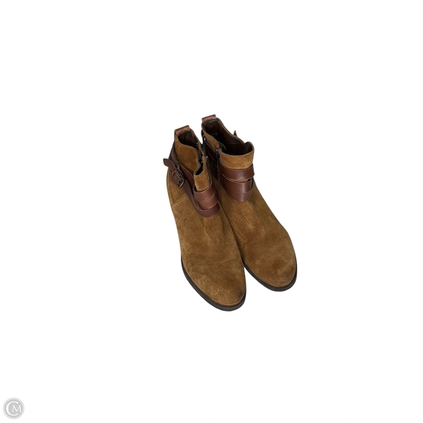 Boots Ankle Heels By Sam Edelman In Brown, Size: 7.5