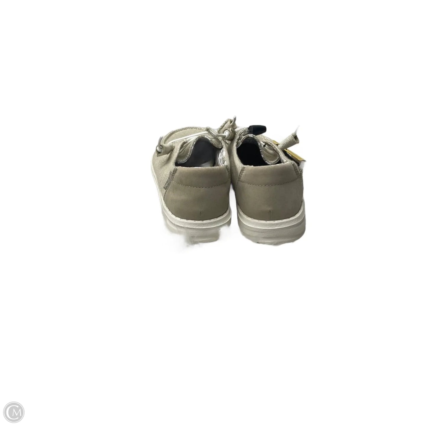 Shoes Sneakers By Hey Dude In Gold, Size: 7