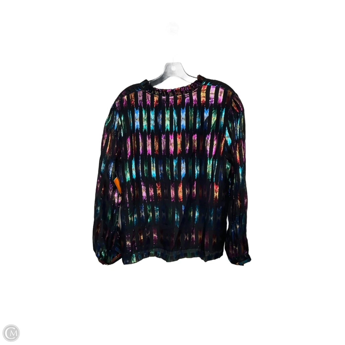 Top Long Sleeve By Cmc In Multi-colored, Size: L