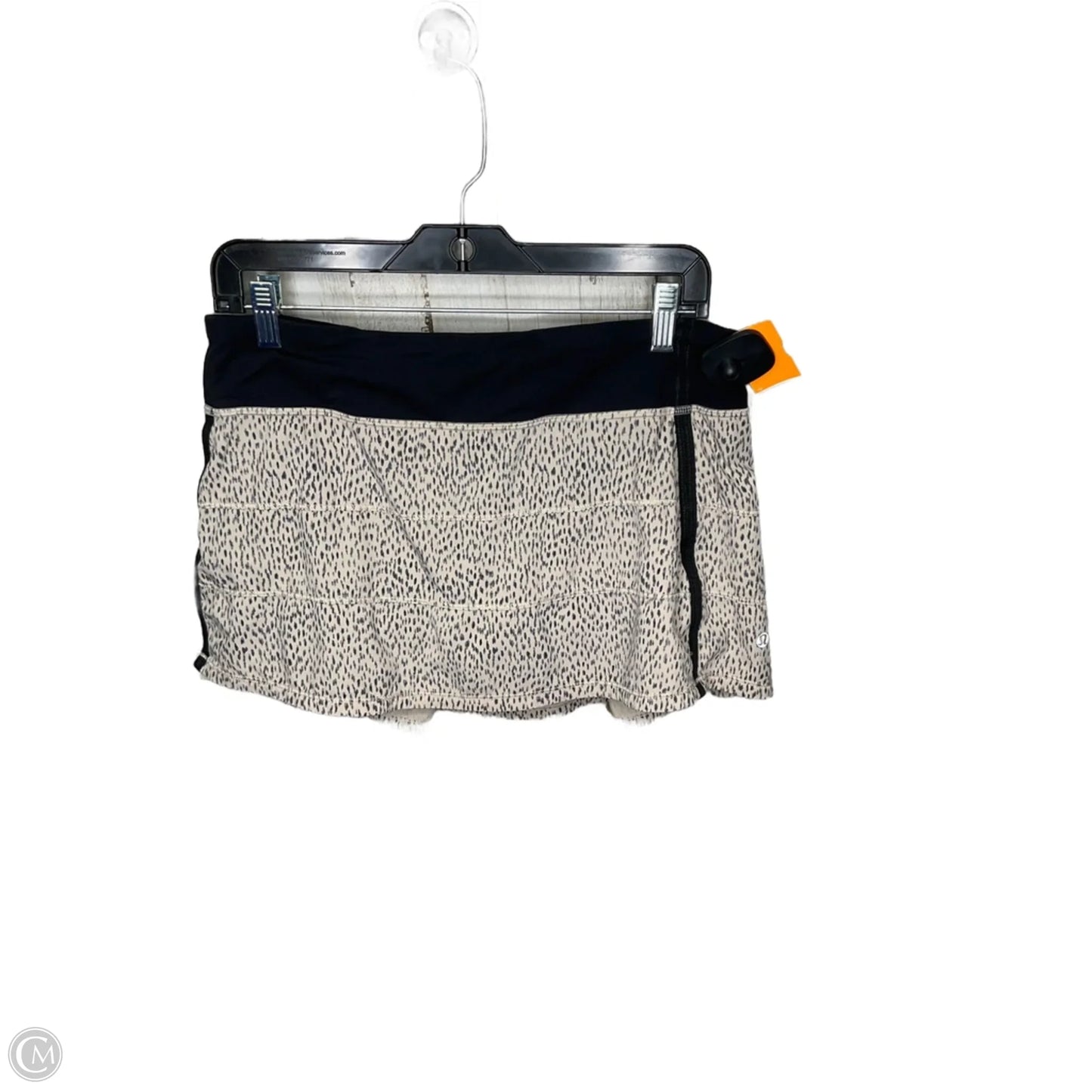 Athletic Skirt By Lululemon In Animal Print, Size: 10