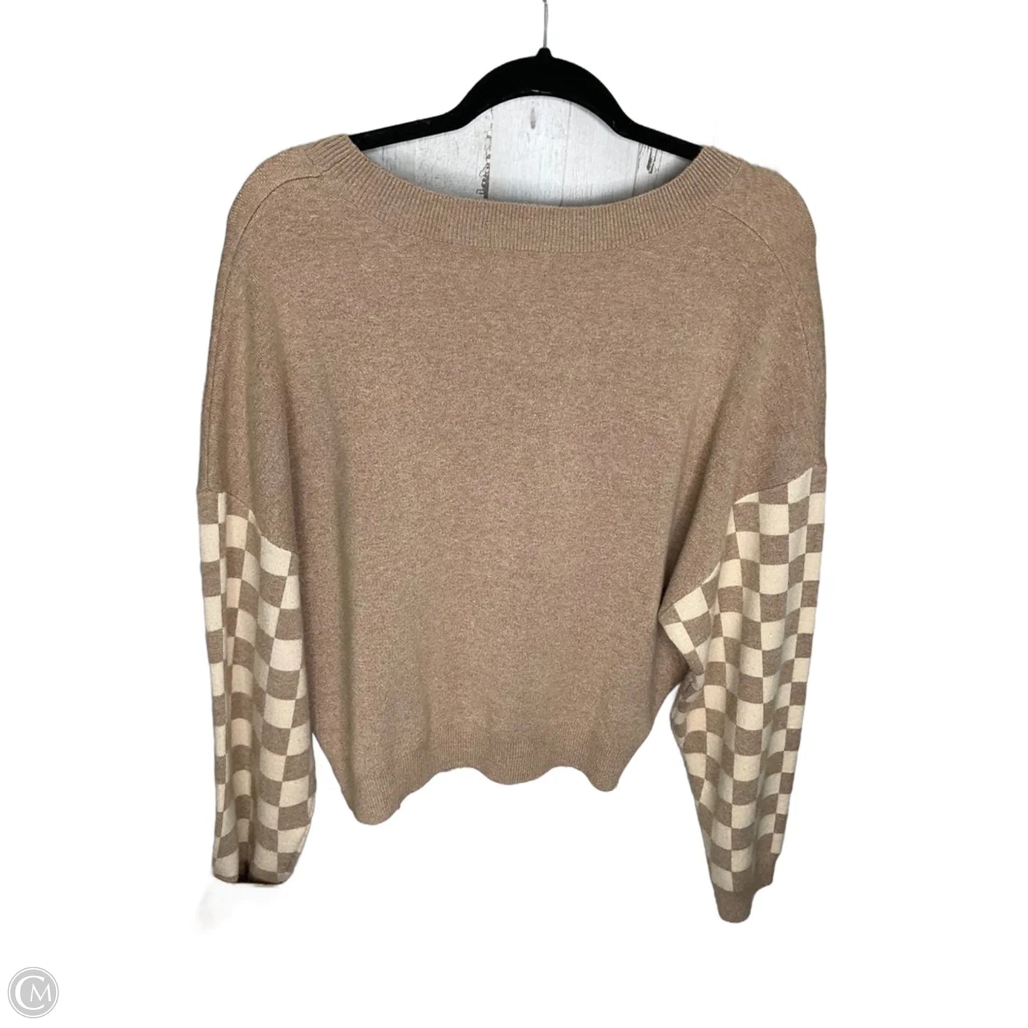 Sweater By Originality In Brown, Size: L