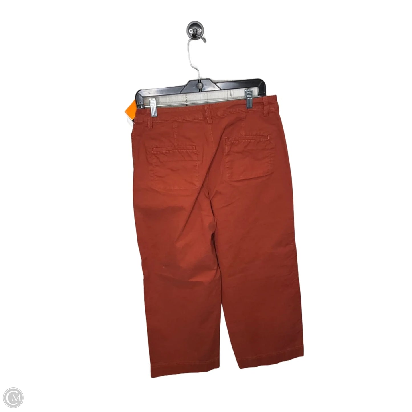 Pants Cropped By Banana Republic In Orange, Size: 10