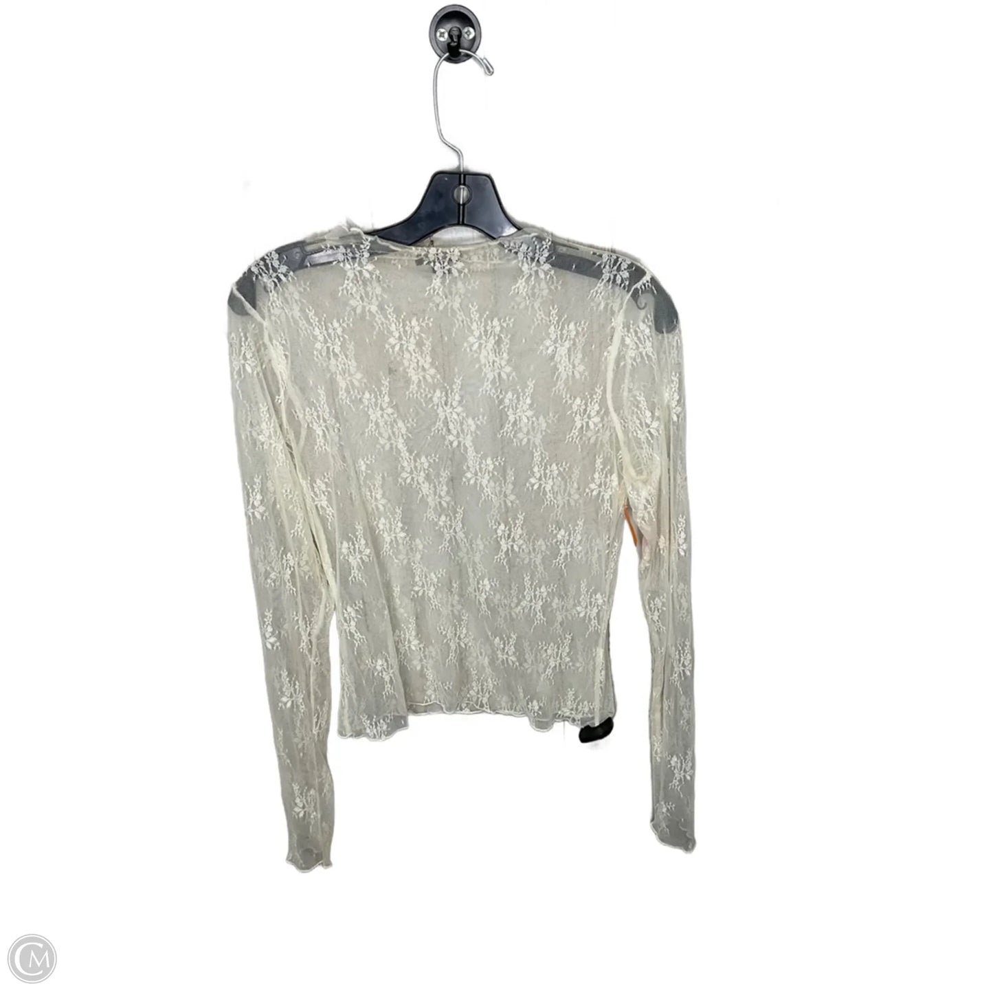 Top Long Sleeve By Wild Fable In White, Size: M