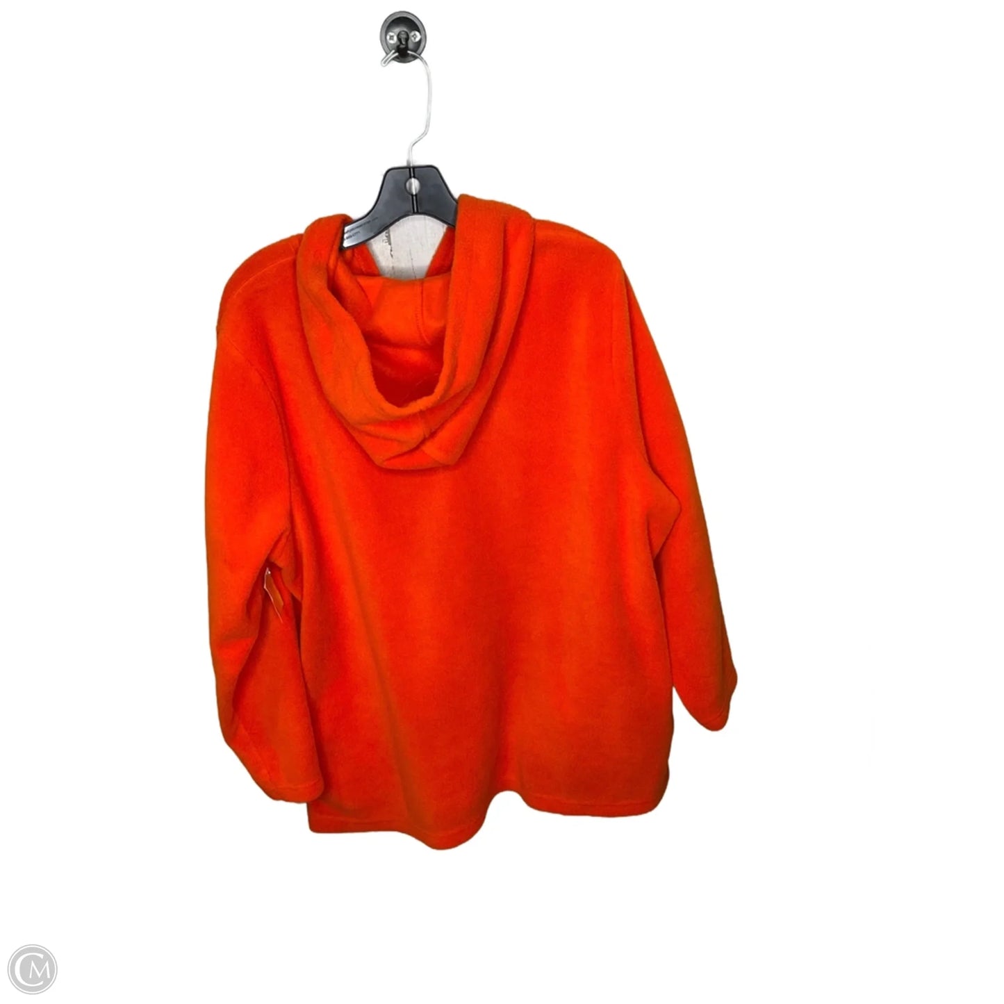 Jacket Fleece By Clothes Mentor In Orange, Size: 1x