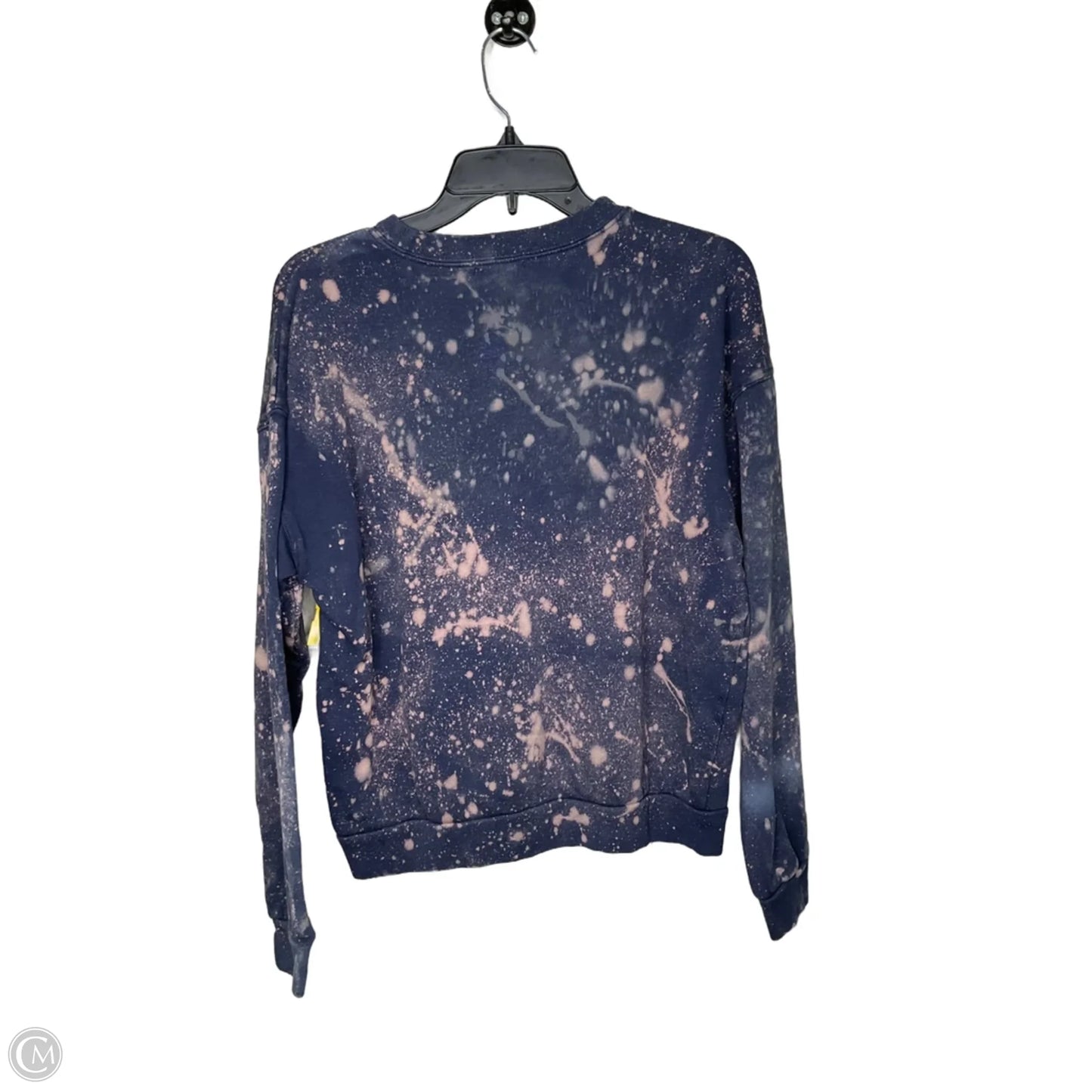 Sweatshirt Crewneck By Clothes Mentor In Navy, Size: M