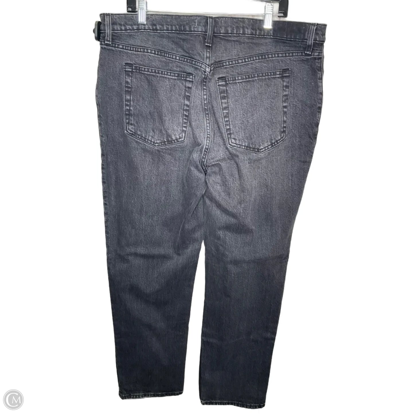 Jeans Straight By Abercrombie And Fitch In Black, Size: 18