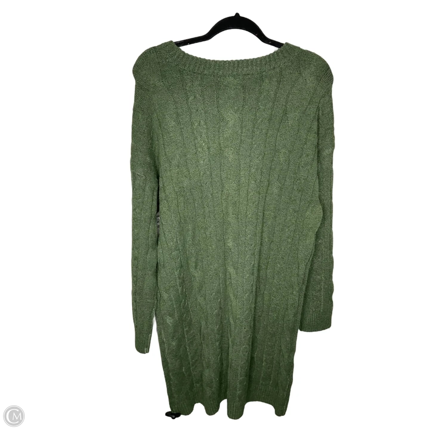 Dress Casual Midi By Time And Tru In Green, Size: Xl