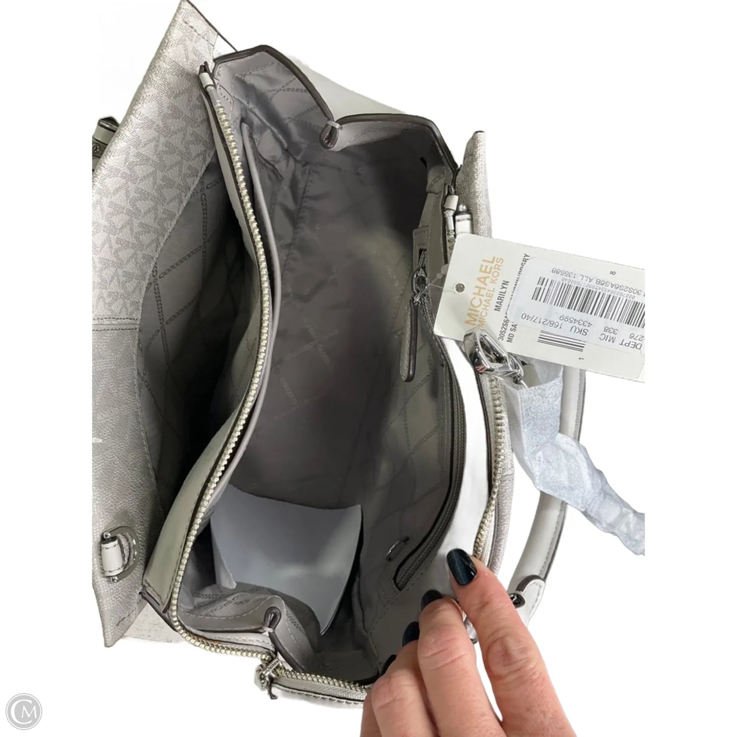 Crossbody Designer By Michael Kors, Size: Medium