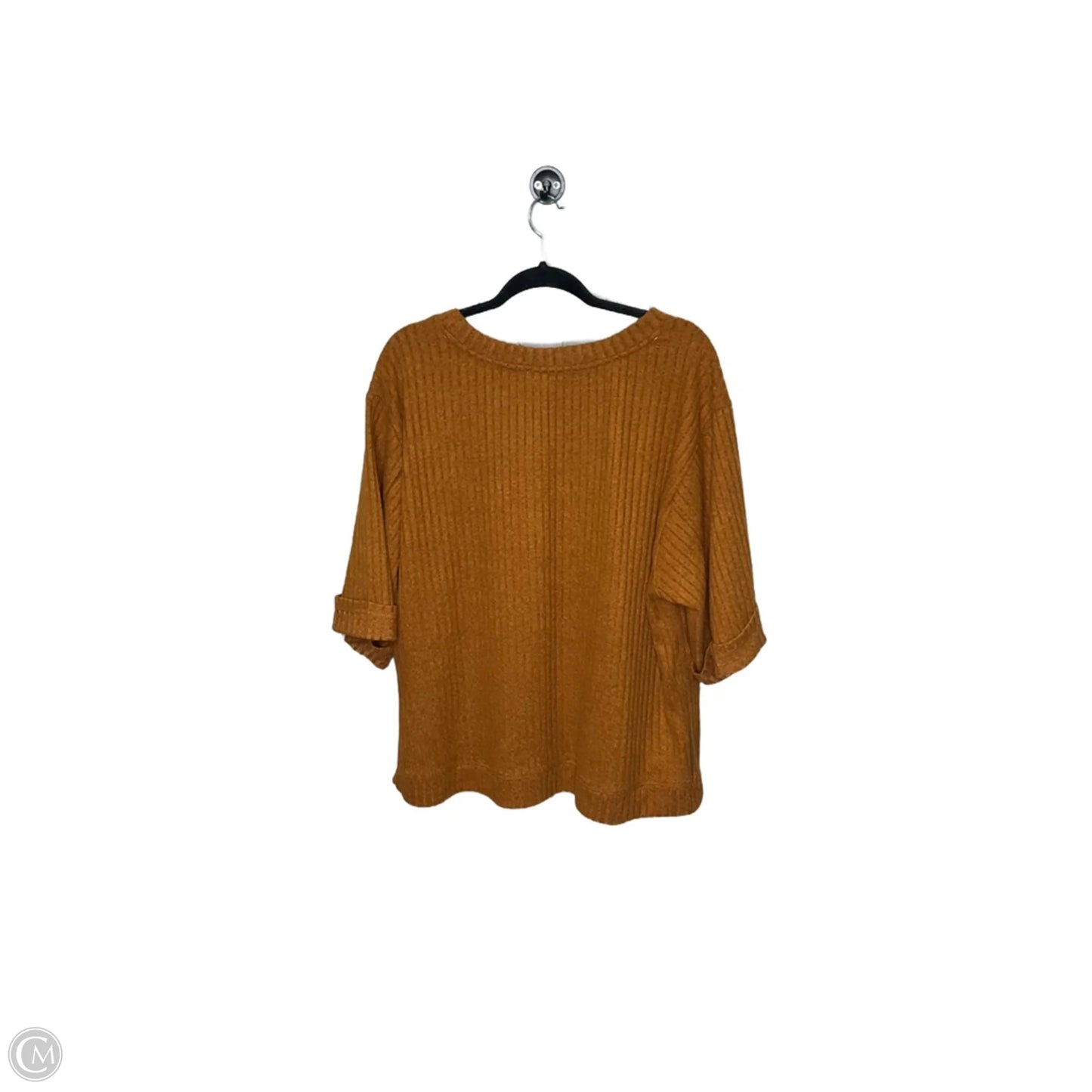 Top Short Sleeve By Umgee In Orange, Size: Xl