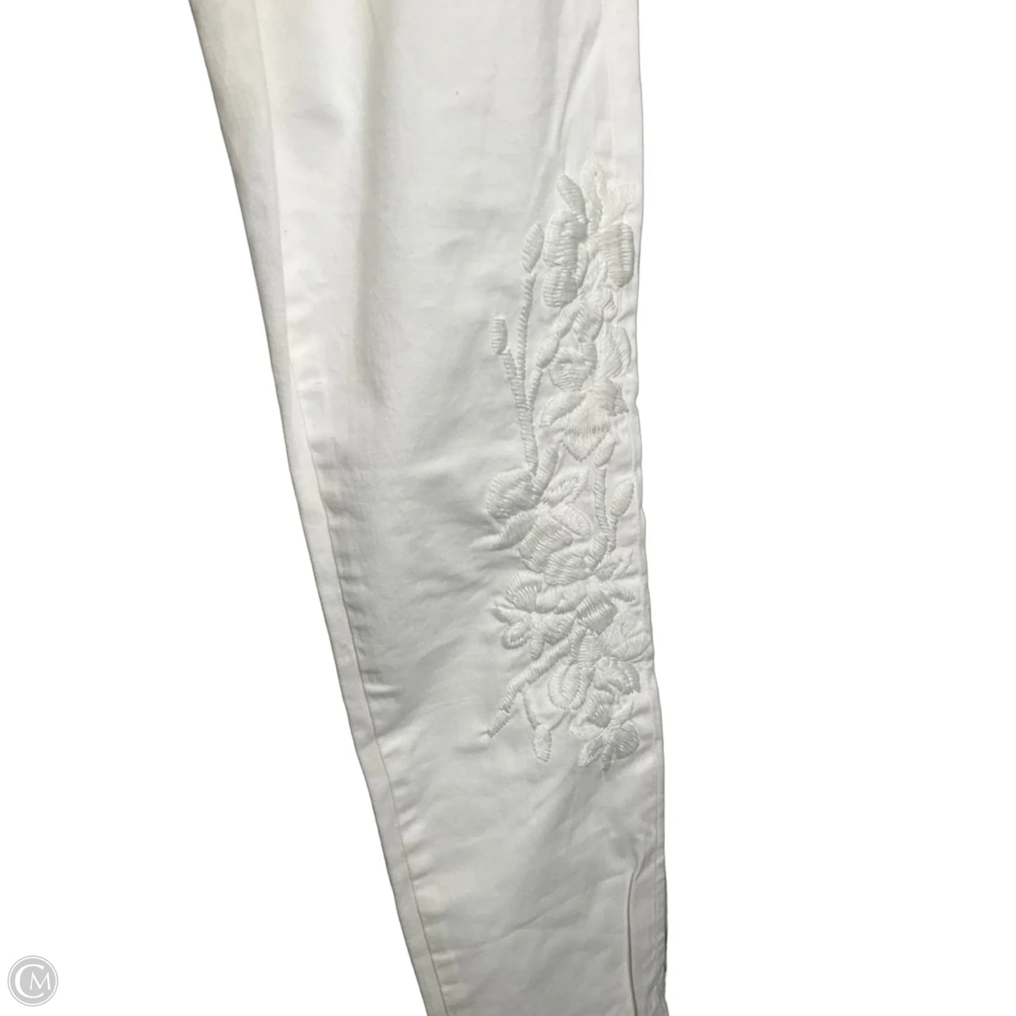 Pants Cropped By Anthropologie In White, Size: 4