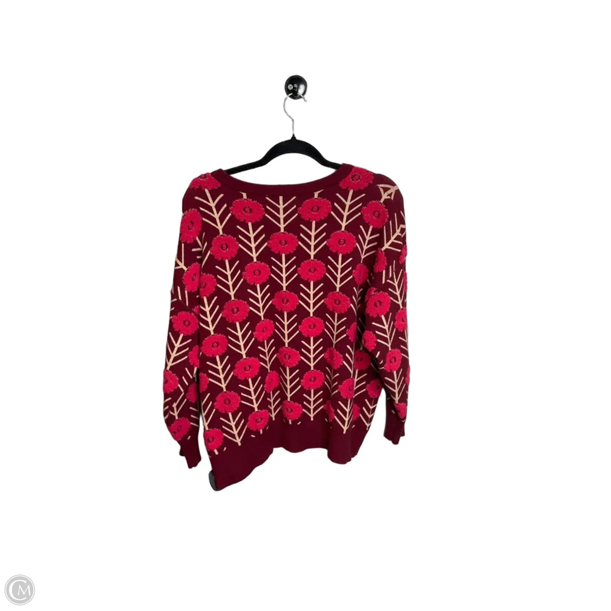 Sweater By Magaschoni In Red, Size: 1x