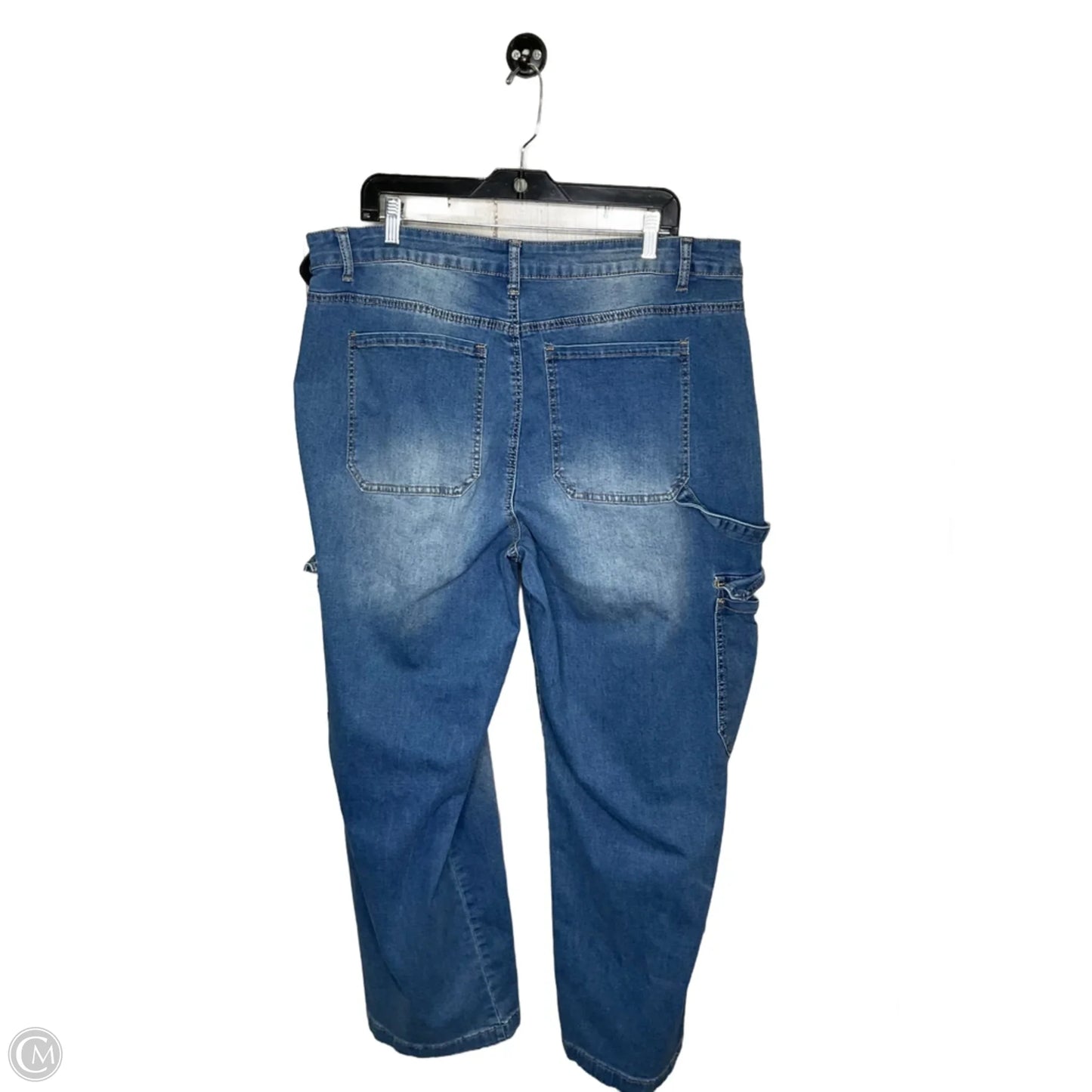 Jeans Boyfriend By Clothes Mentor In Blue, Size: 18