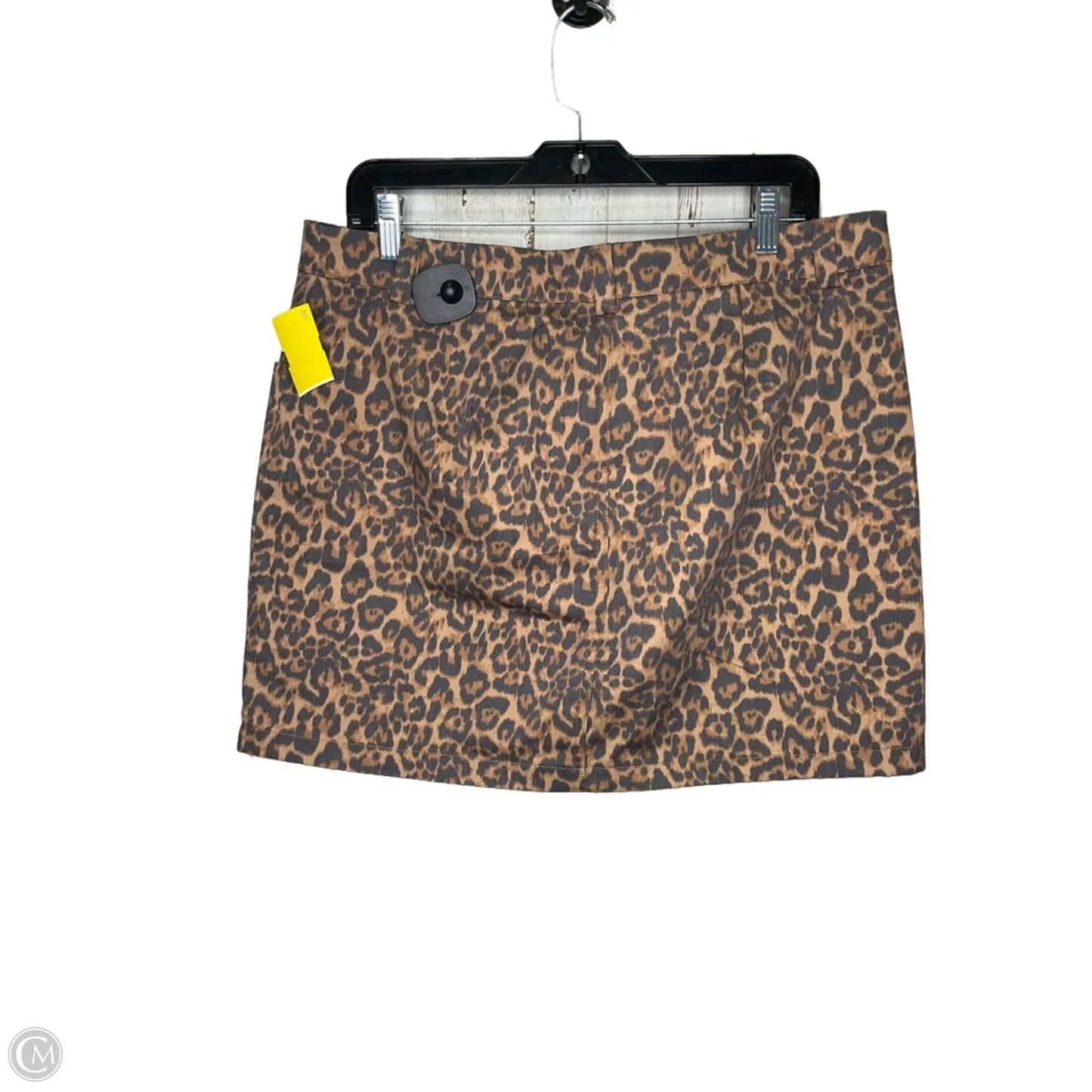 Skirt Midi By Clothes Mentor In Animal Print, Size: L
