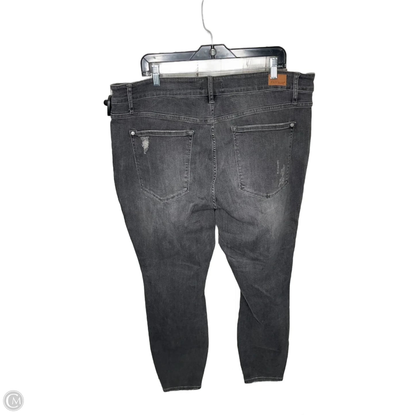 Jeans Straight By Judy Blue In Black, Size: 22