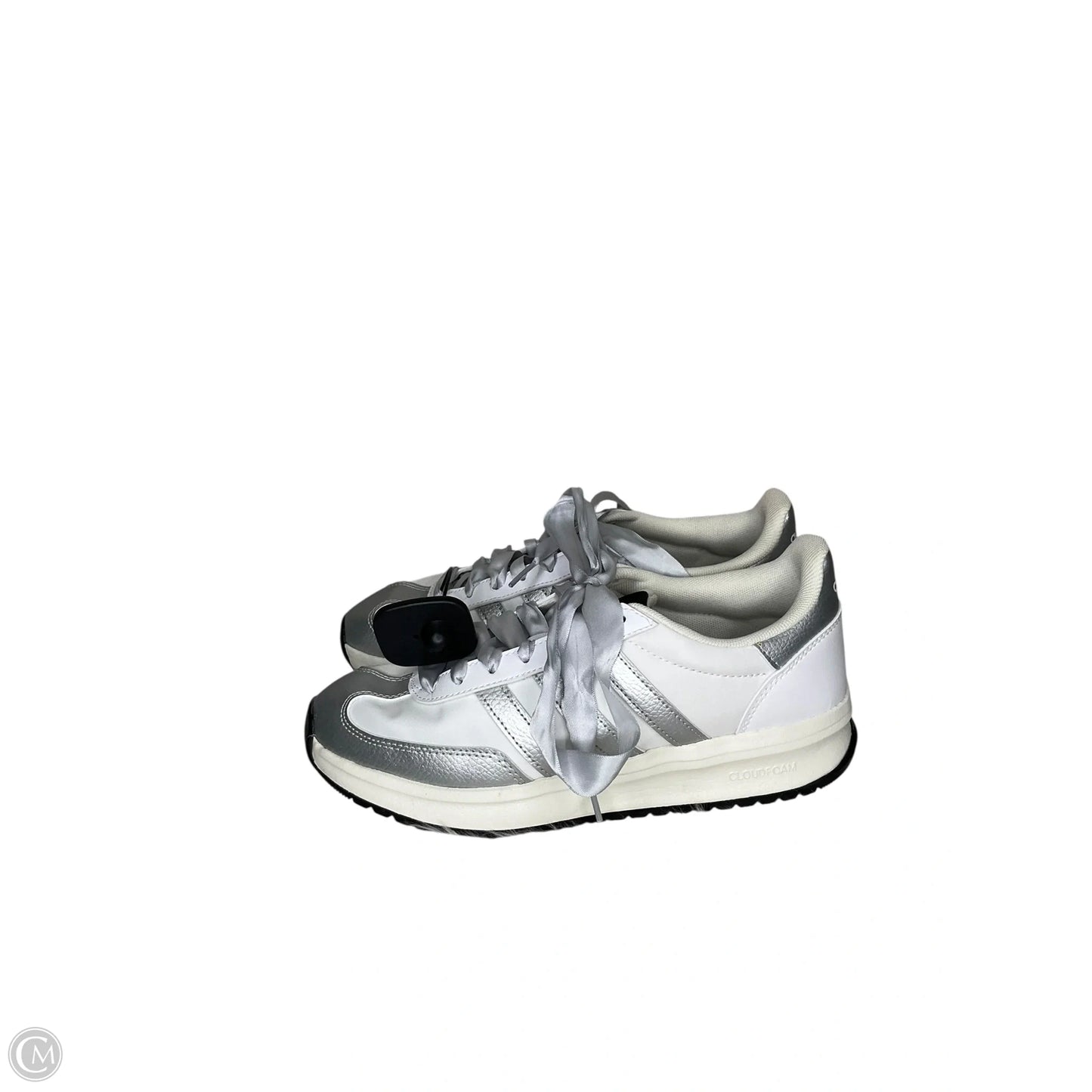 Shoes Sneakers By Adidas In Grey & White, Size: 8.5