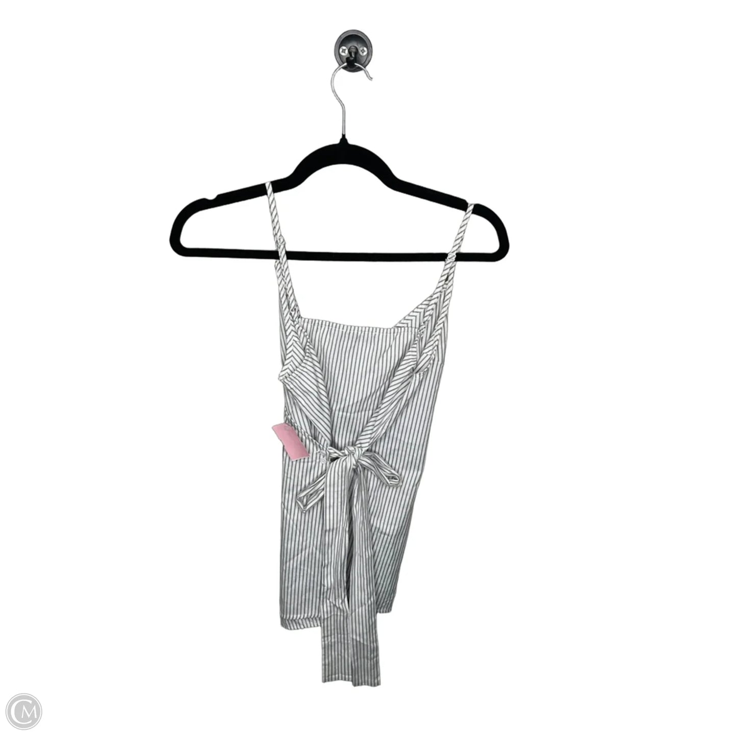 Top Sleeveless By Doe & Rae In Striped Pattern, Size: S