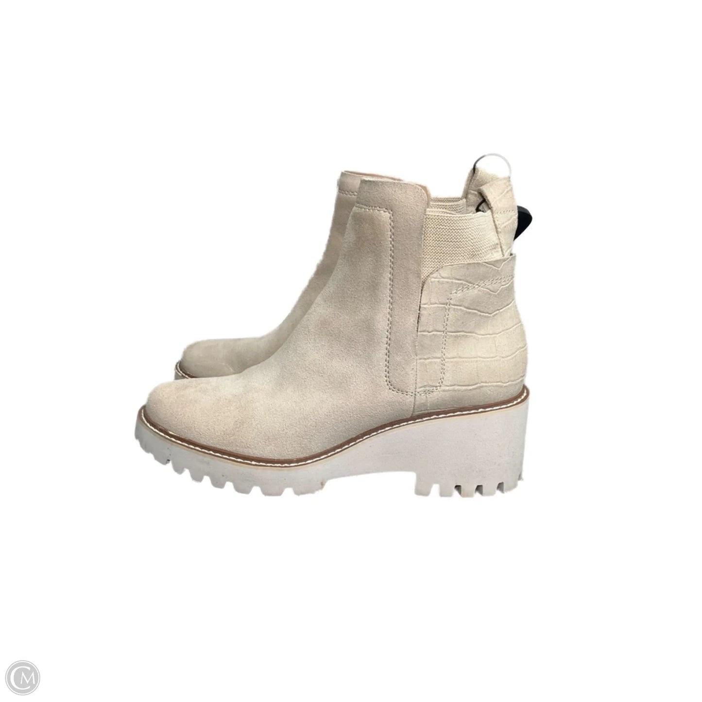 Boots Ankle Heels By Dolce Vita In Beige, Size: 9.5