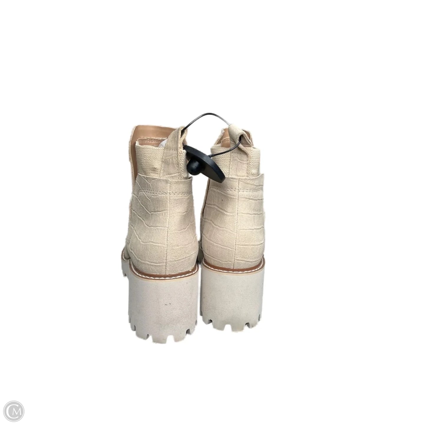 Boots Ankle Heels By Dolce Vita In Beige, Size: 9.5