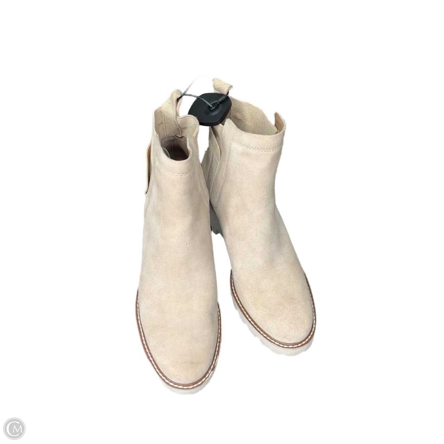 Boots Ankle Heels By Dolce Vita In Beige, Size: 9.5