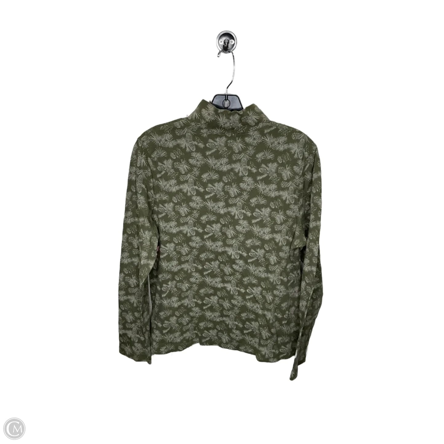Top Long Sleeve By Croft And Barrow In Green, Size: Xl