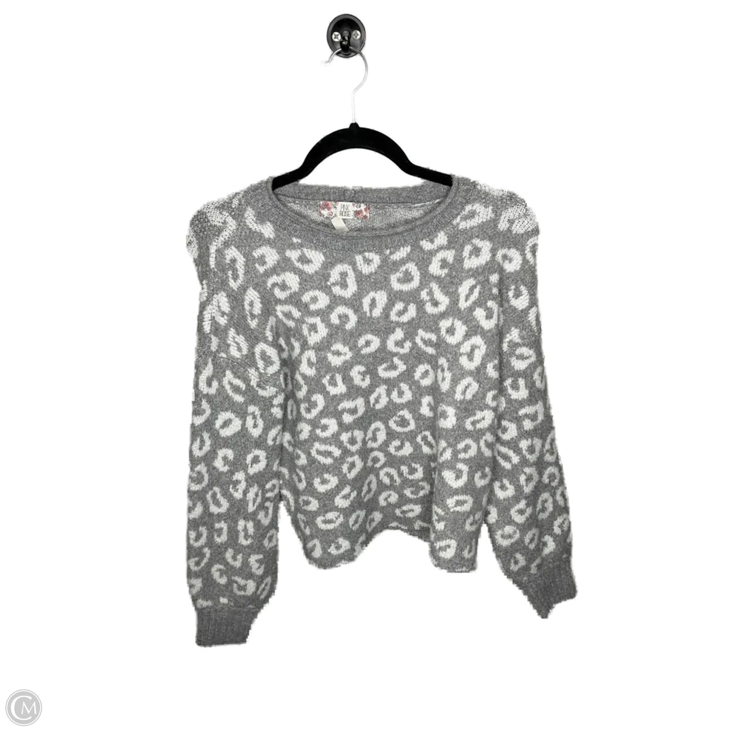 Sweater By Pink Rose In Grey, Size: M