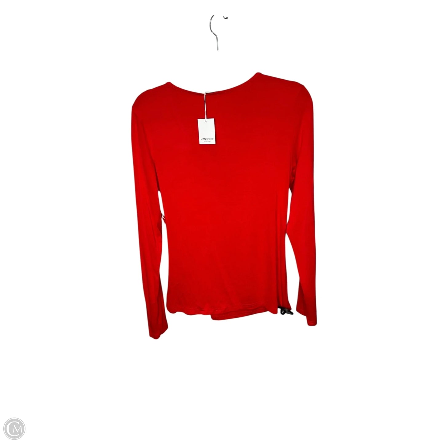 Top Long Sleeve By Mangopop In Red, Size: Xl