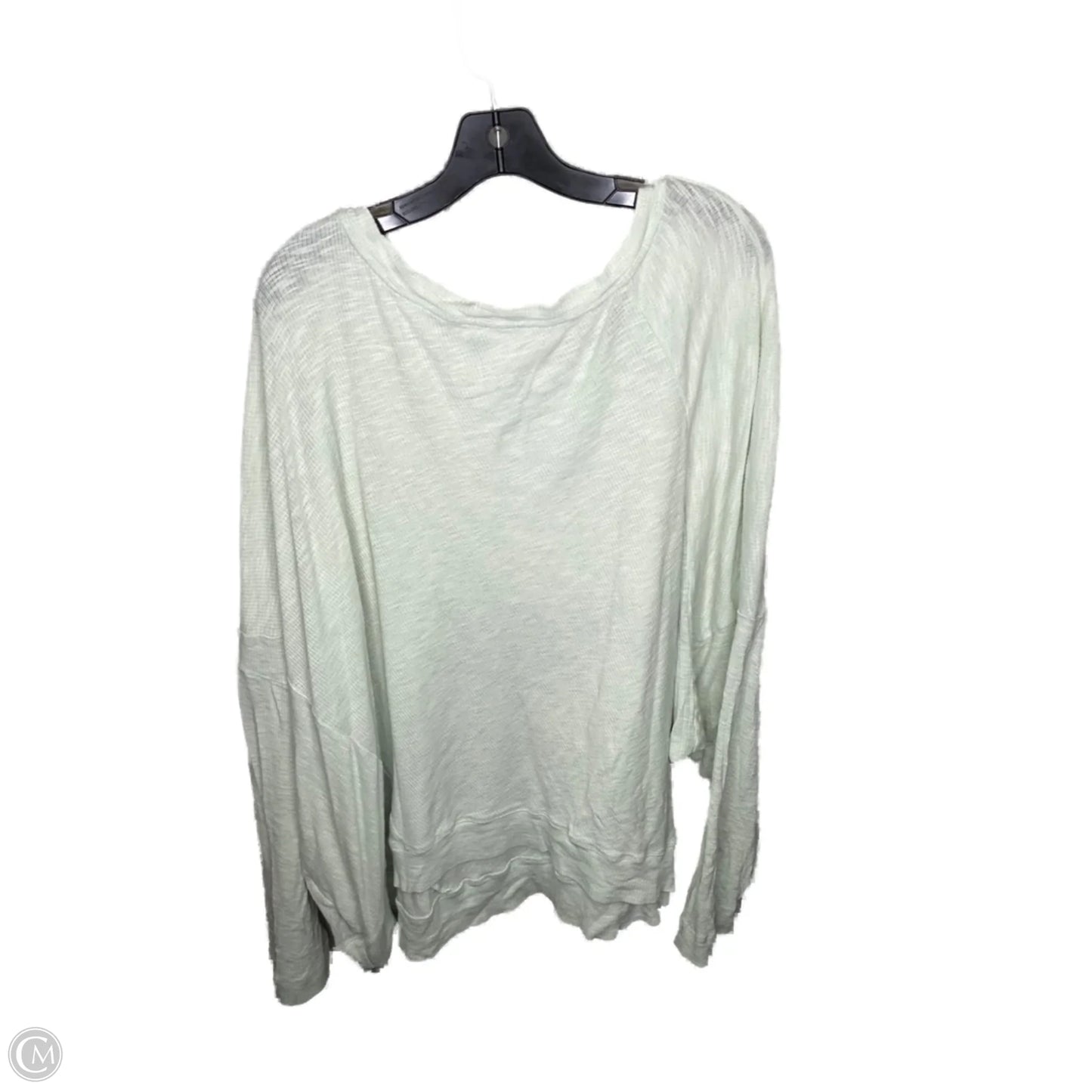 Top Long Sleeve By Anthropologie In Green, Size: 3x