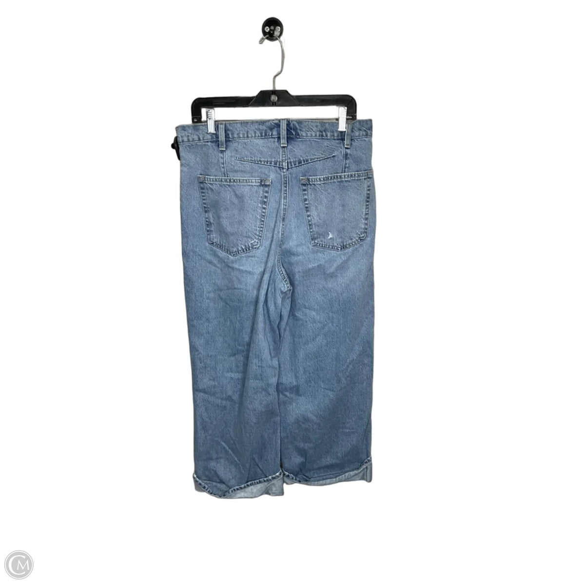 Jeans Cropped By Universal Thread In Blue Denim, Size: 10