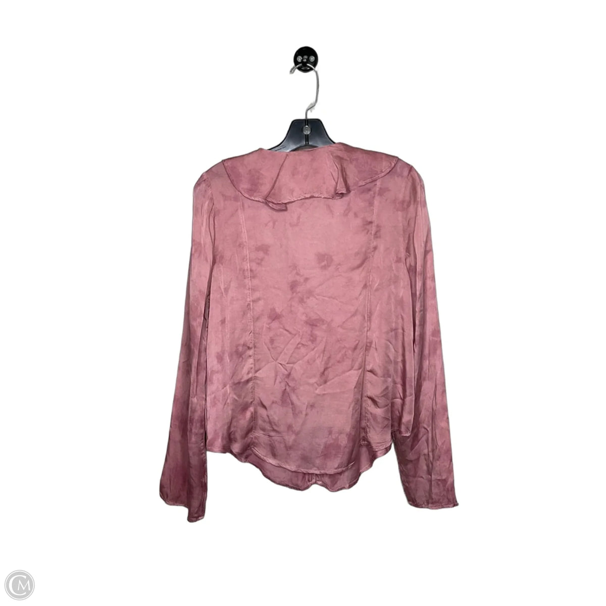 Top Long Sleeve By Free People In Pink, Size: S