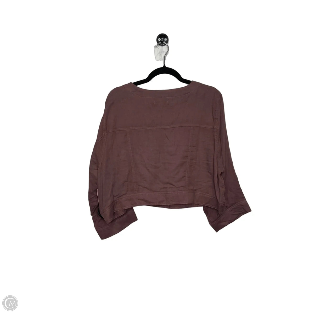 Top Long Sleeve By Torrid In Brown, Size: 2x