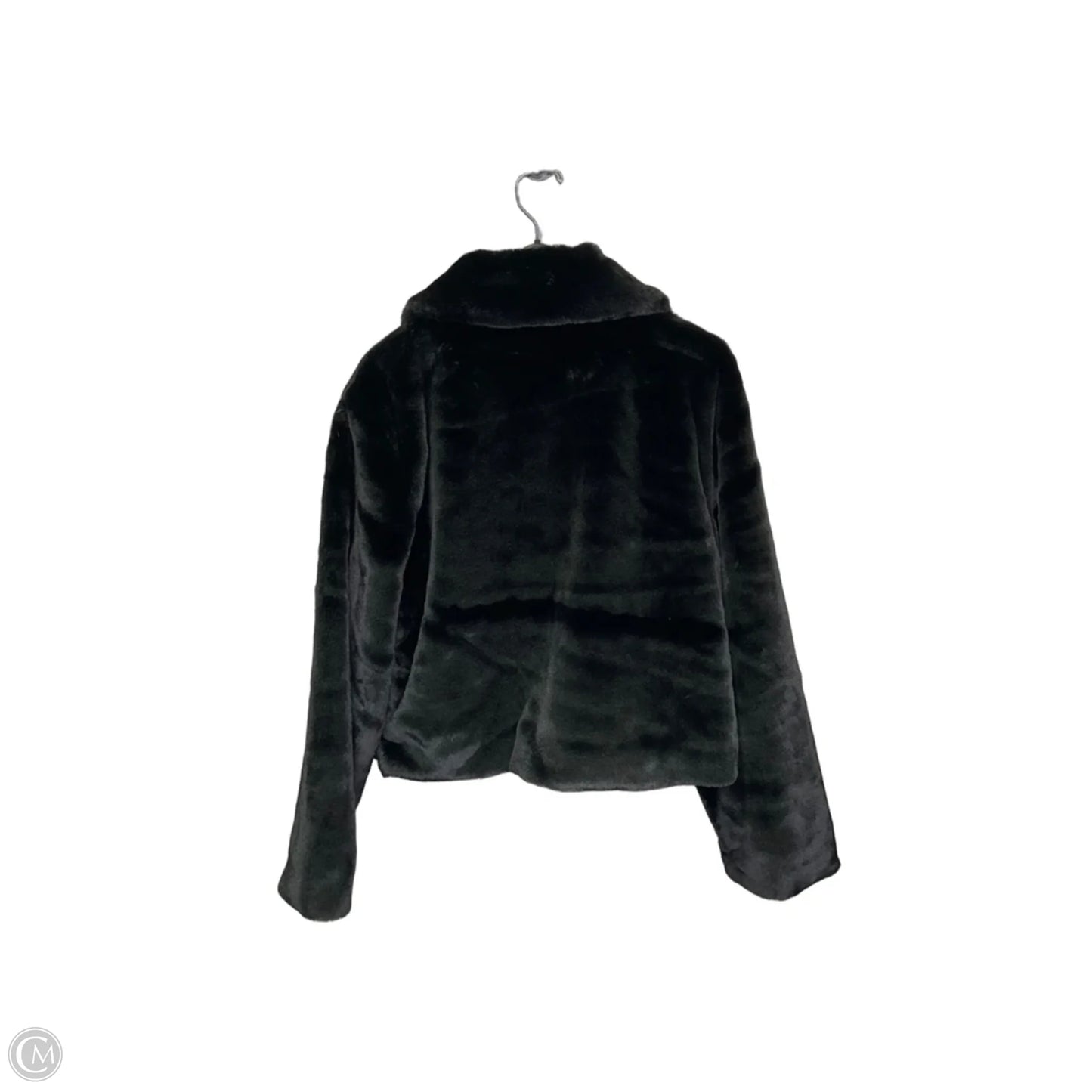 Jacket Faux Fur & Sherpa By Steve Madden In Black, Size: L